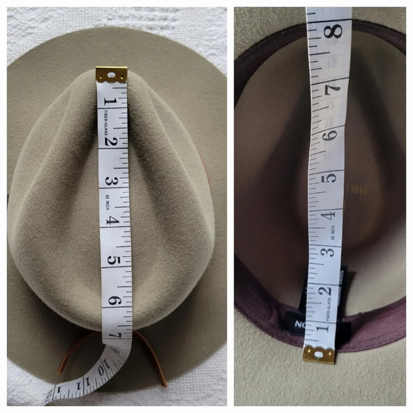 WESLEY PACKABLE UNISEX SUMMER FEDORA  FLAT RIMMED HAT - LIGHT OLIVE BY BRIXTON - Picture 10 of 10